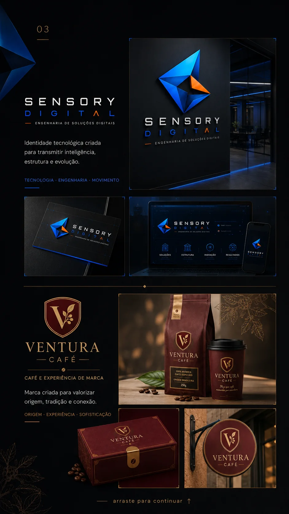 Cases Sensory Digital e Ventura Café